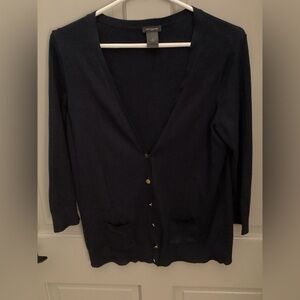 Ann Taylor Deep Blue Cardigan